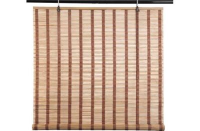 HOME Eastern Style Bamboo Roller Blind - 4ft - Natural